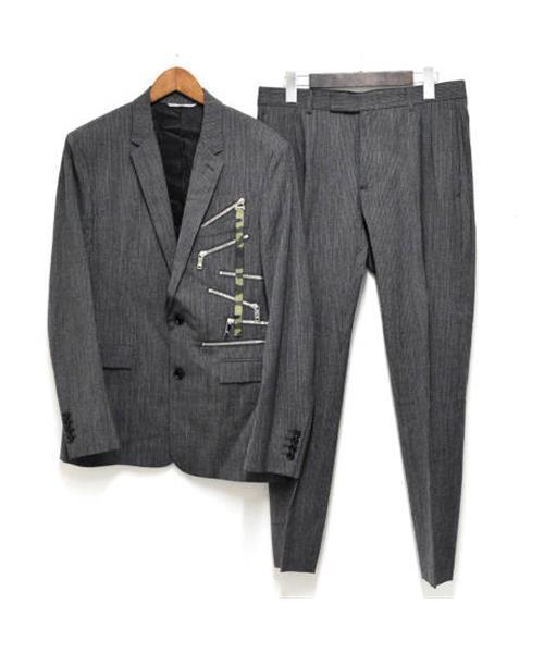 ブランド古着】ランウェイ着 ジップデザインテーラードジャケット