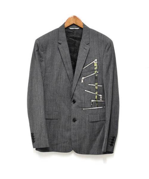 ブランド古着】ランウェイ着 ジップデザインテーラードジャケット