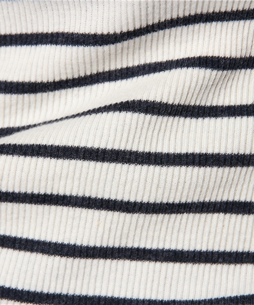 WEGO（ウィゴー）の「WEGO/オフショルダーボーダーセーター（ニット/セーター・レディース・サックスブルー/レッド/ブラック/ネイビー・FREE）」の10枚目の写真