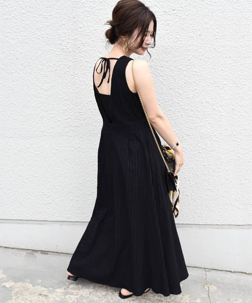 Khaju（カージュ）の「Khaju:バックシャンワンピース◇（ワンピース・レディース・ホワイト/レッド/カーキ/ブラック・ONE SIZE）」の14枚目の写真