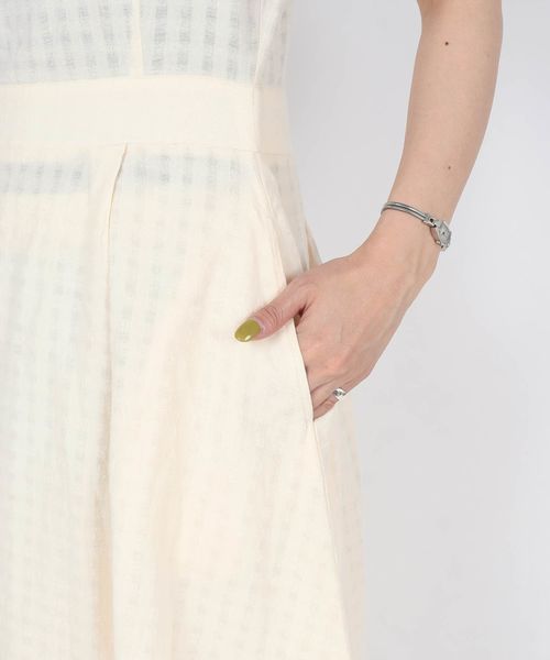 ワンピース 半袖 ドレス バックシャン きれいめ カジュアル派 ♪ Khaju（カージュ）の「Khaju:バックシャンワンピース