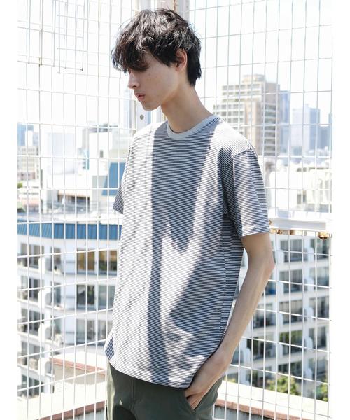 CRAFT STANDARD BOUTIQUE(クラフトスタンダードブティック)の「衿リブクルーネックリブカットプルオーバー2○(Tシャツ/カットソー・メンズ・グレー系その他/グレー系その他2/ホワイト系その他4/ブルー系その他2/グレー系その他4・LL/M/L)」の18枚目の写真