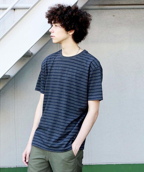 CRAFT STANDARD BOUTIQUE(クラフトスタンダードブティック)の「衿リブクルーネックリブカットプルオーバー2○(Tシャツ/カットソー・メンズ・グレー系その他/グレー系その他2/ホワイト系その他4/ブルー系その他2/グレー系その他4・LL/M/L)」の5枚目の写真