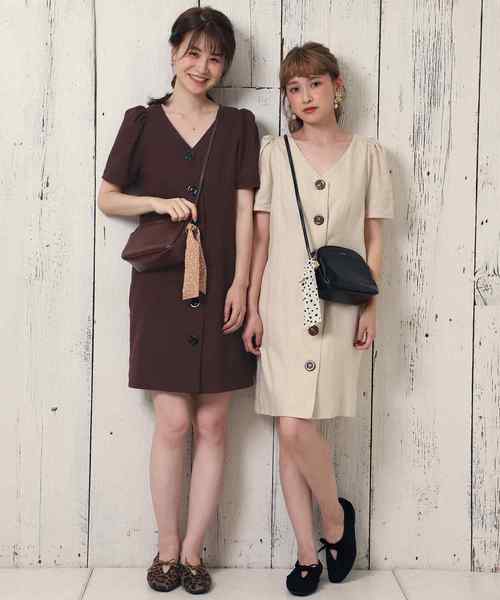 one after another NICE CLAUP(ワンアフターアナザーナイスクラップ)の「スカーフ付きミニショルダーバッグ(ショルダーバッグ・レディース・ブラック/ブラウン/ゴールド・FREE)」の20枚目の写真