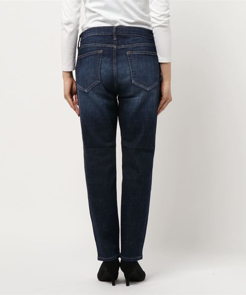 AMERICAN HOLIC（アメリカンホリック）の「テーパードデニムパンツ＊（デニムパンツ・レディース・インディゴブルー/ワンウォッシュ・S/M/L/XS/XXS）」の3枚目の写真