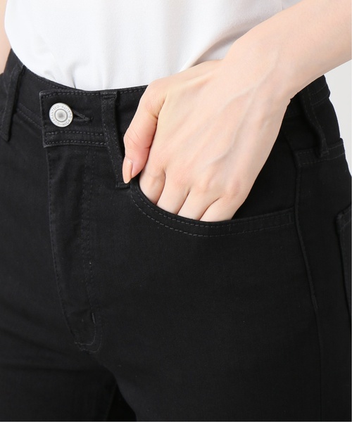 B.C STOCK（ベーセーストック）の「スタイルケアストレッチスキニーパンツ（デニムパンツ・レディース・ブラック/ブラック系その他・SMALL/MEDIUM）」の14枚目の写真