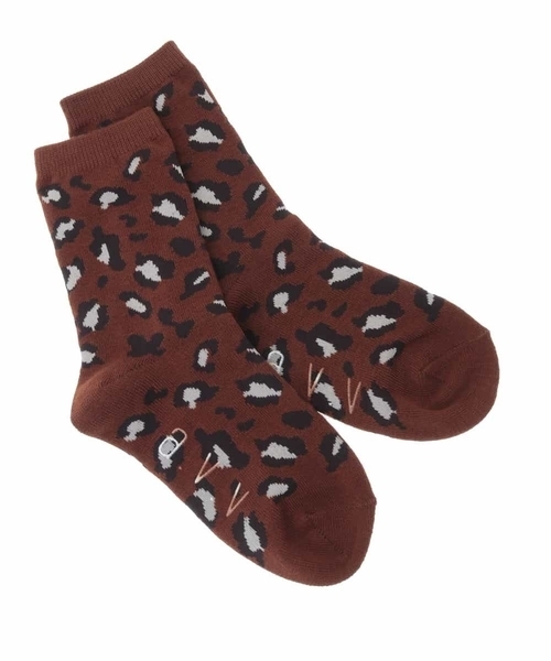 セール ソックス 靴下 レッグウェア Kids レオパードソックス ソックス 靴下 A V V アーヴェヴェ のファッション