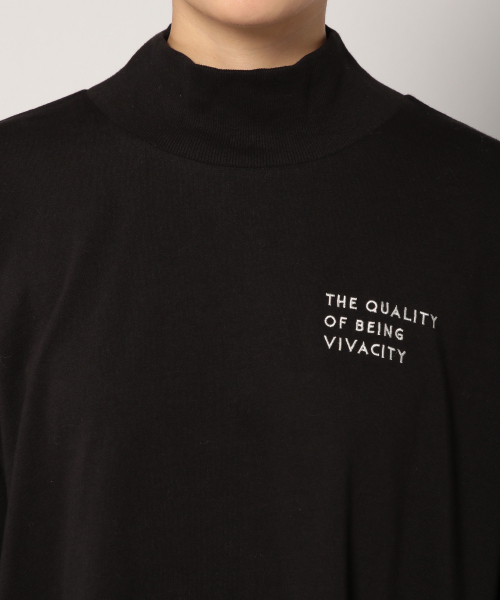 PAGEBOY(ページボーイ)の「ハイネックロゴロンT(Tシャツ/カットソー・レディース・ブラック/オフホワイト/ライトブラウン・FREE)」の20枚目の写真