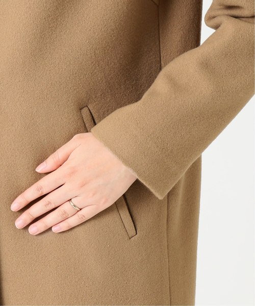 La TOTALITE(ラトータリテ)の「ウールビーバーチェスターコート◆(チェスターコート・レディース・ネイビー/グレー系その他/キャメル・38/36)」の15枚目の写真