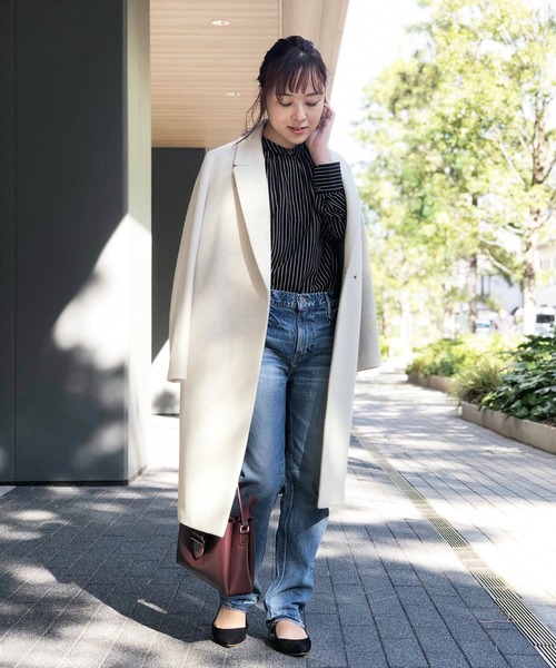 セール】ウールビーバーチェスターコート◇（チェスターコート）｜La