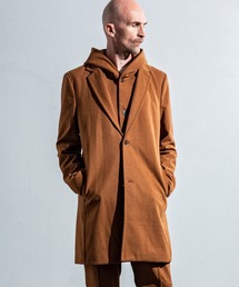 CDM BY CARPEDIEM（シーディーエムバイカルペディエム）の「CDM BY CARPEDIEM(シーディーエム バイ カルペディエム)着脱フード付きチェスターコート（チェスターコート・メンズ）」