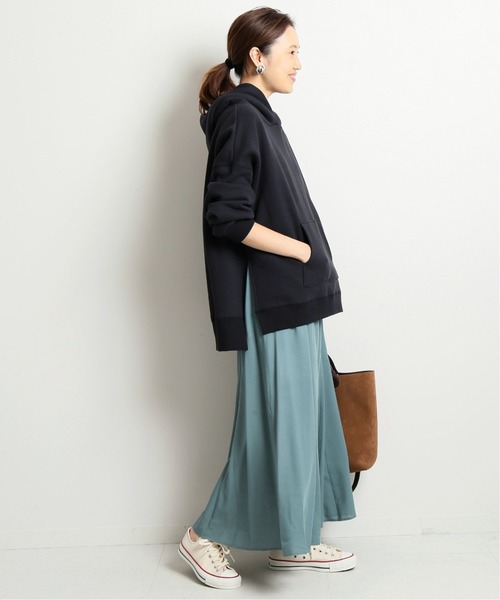 SLOBE IENA(スローブイエナ)の「CHRADE 切り替えスカート◆(スカート・レディース・グリーン/ブラック・40/38/36)」の18枚目の写真