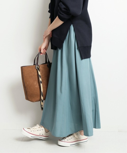 SLOBE IENA(スローブイエナ)の「CHRADE 切り替えスカート◆(スカート・レディース・グリーン/ブラック・40/38/36)」の14枚目の写真