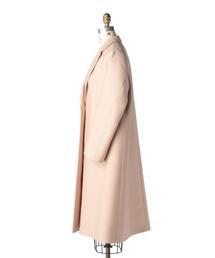 Drawer（ドゥロワー）の「Drawer ウールシルクピンクテーラードコート