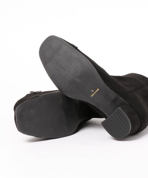 KOBE LETTUCE（コウベレタス）の「スクエアトゥライナーファーショートブーツ（ブーツ・レディース・ブラック/ダークブラウン/ブラック系その他/ブラウン系その他/グレイッシュベージュ/ブラウン系その他2/ブラック系その他2/アイボリー/キャメル/ホワイト系/ブラック系/ブラウン系/ブラック系その他3・S/M/L/LL）」の20枚目の写真