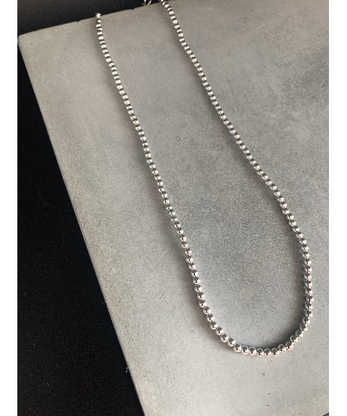 mou(モウ)の「Small ball necklace(ネックレス・レディース・シルバー・FREE)」の1枚目の写真