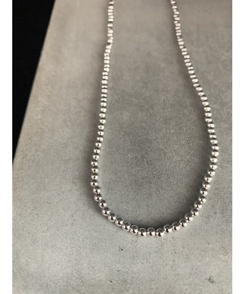 mou(モウ)の「Small ball necklace(ネックレス・レディース・シルバー・FREE)」の8枚目の写真