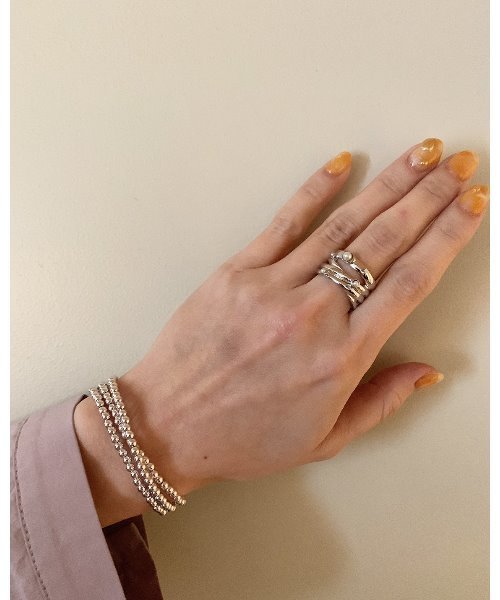 mou(モウ)の「Small ball necklace(ネックレス・レディース・シルバー・FREE)」の6枚目の写真
