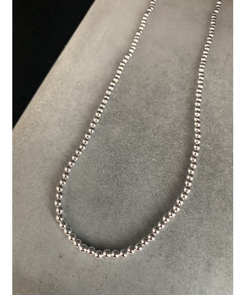 mou(モウ)の「Small ball necklace(ネックレス・レディース・シルバー・FREE)」の12枚目の写真