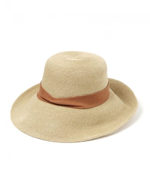 GLOBAL WORK（グローバルワーク）の「ＵＶケア畳めるキャペリン/866677（ハット・レディース・ブラック/ダークブラウン/ブラウン・FREE）」の4枚目の写真