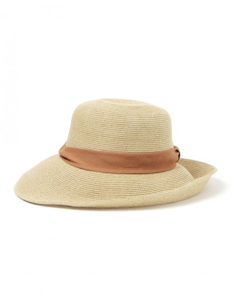 GLOBAL WORK（グローバルワーク）の「ＵＶケア畳めるキャペリン/866677（ハット・レディース・ブラック/ダークブラウン/ブラウン・FREE）」の5枚目の写真