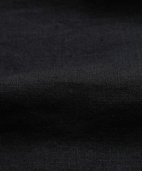 ADAM ET ROPE'（アダムエロペ）の「ベルギーリネン セミワイドカラーシャツ（シャツ/ブラウス・メンズ・ブラック/ホワイト系その他2/ブルー系その他5・S/M/L）」の9枚目の写真