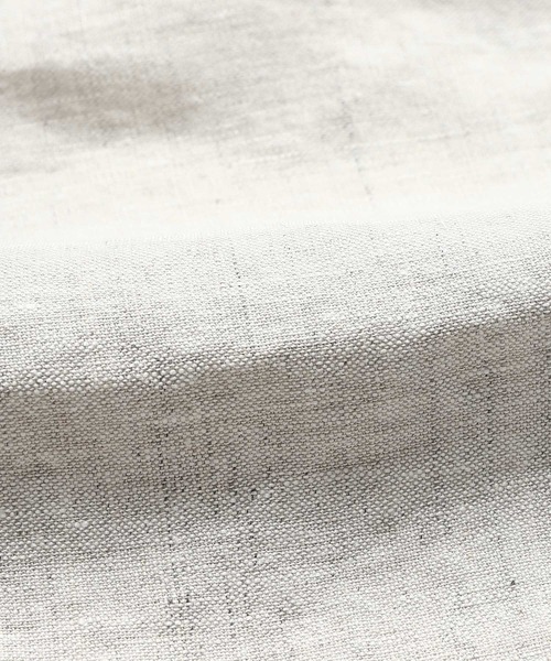 ADAM ET ROPE'（アダムエロペ）の「ベルギーリネン セミワイドカラーシャツ（シャツ/ブラウス・メンズ・ブラック/ホワイト系その他2/ブルー系その他5・S/M/L）」の10枚目の写真