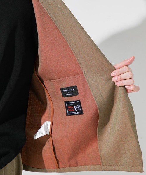 UNITED TOKYO(ユナイテッドトウキョウ)の「William Halstead ダブルジャケット/セットアップ(その他アウター・メンズ・カーキ・1/2/3)」の11枚目の写真