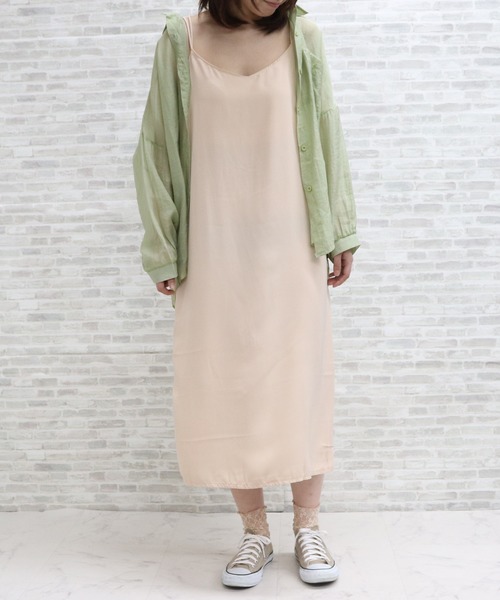 ap retro（アプレトロ）の「シアービックシャツ【ZOZO限定アイテム】（シャツ/ブラウス・レディース・パープル/ピンク/グリーン/アイボリー・FREE）」の12枚目の写真