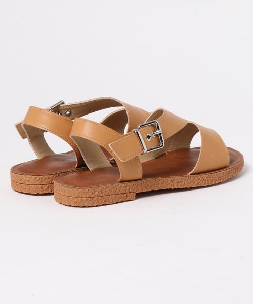 RAG MACHINE（ラグマシーン）の「【RAG MACHINE】アシメサンダル（サンダル・レディース・ベージュ/ブラック・M/L）」の9枚目の写真