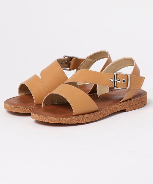 RAG MACHINE（ラグマシーン）の「【RAG MACHINE】アシメサンダル（サンダル・レディース・ベージュ/ブラック・M/L）」の6枚目の写真