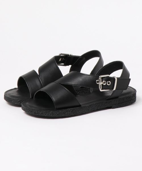 RAG MACHINE（ラグマシーン）の「【RAG MACHINE】アシメサンダル（サンダル・レディース・ベージュ/ブラック・M/L）」の7枚目の写真