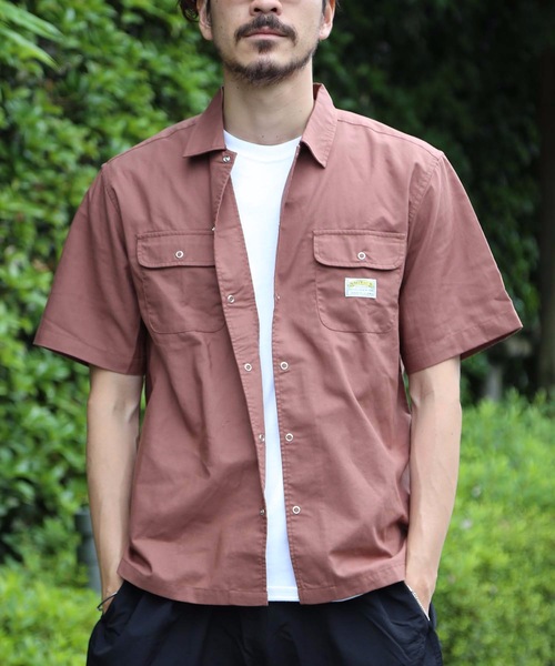 SMITH'S(スミス)の「【SMITH'S AMERICAN /スミスアメリカン】リングスナップワークシャツ(シャツ/ブラウス・メンズ・チャコールグレー/ライトブラウン・MEDIUM/LARGE/X-LARGE)」の9枚目の写真