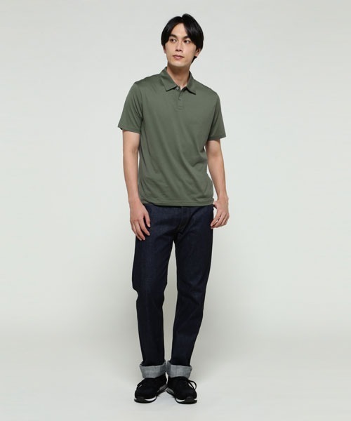 SUNSPEL(サンスペル)の「SUNSPEL / MEN’S?Q82 PLAIN SHORT SLEEVE POLO(ポロシャツ・メンズ・グリーン・MEDIUM/LARGE/SMALL)」の3枚目の写真