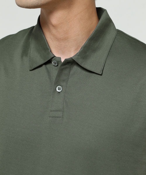 SUNSPEL(サンスペル)の「SUNSPEL / MEN’S?Q82 PLAIN SHORT SLEEVE POLO(ポロシャツ・メンズ・グリーン・MEDIUM/LARGE/SMALL)」の6枚目の写真