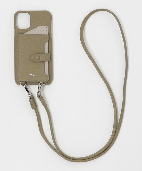 Tov トーヴ の Web限定 別注 Tov レザーiphone 11 Xr ショルダーパスケース スマホケース カバー Wear