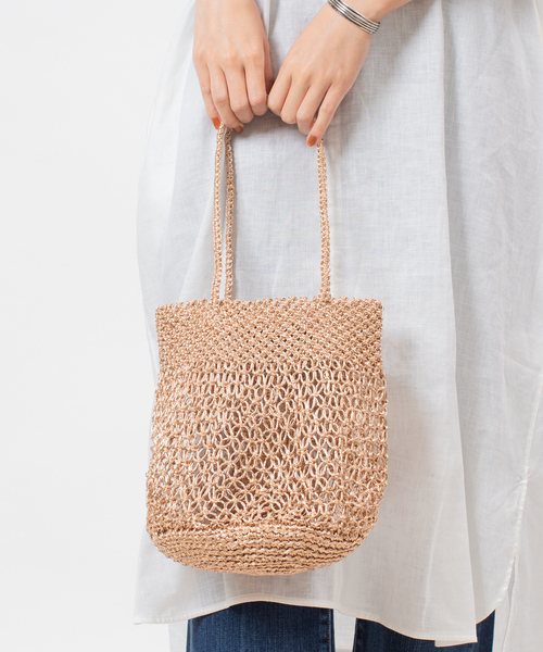 Bagmati Vif ルージュヴィフ のファッション Rouge バッグ マクラメbag トートバッグ Rouge