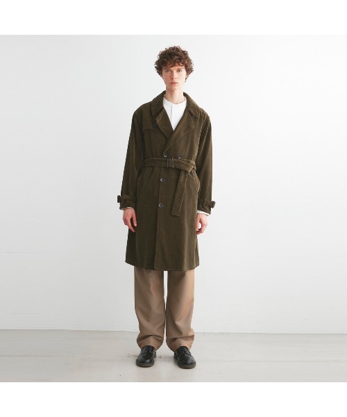 Barbourバブアー オリーブ色 ダブルブレスト トレンチコート メンズ Barbour - 美品 バブアー Barbour コート トレンチコート 2LAYER