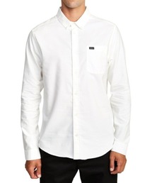 RVCA | RVCA メンズ THATLL DO STRETCH LS ロングスリーブシャツ【2020年秋冬モデル】/ルーカ 長袖 ボタンダウン(シャツ/ブラウス)
