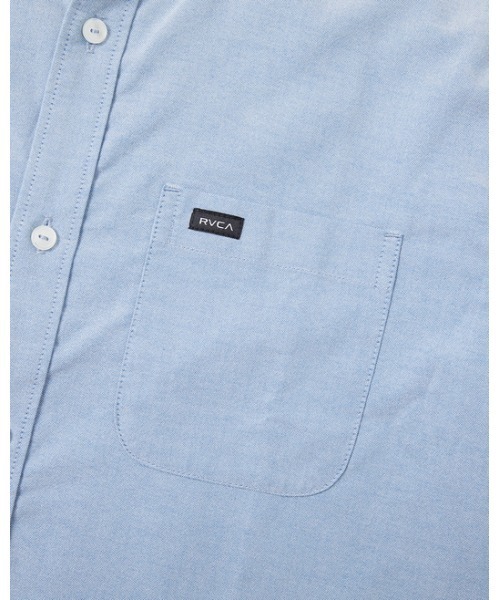 RVCA(ルーカ)の「RVCA メンズ THATLL DO STRETCH LS ロングスリーブシャツ【2020年秋冬モデル】/ルーカ 長袖 ボタンダウン(シャツ/ブラウス・メンズ・ブラック/ブルー/ホワイト・SMALL/MEDIUM/LARGE)」の5枚目の写真