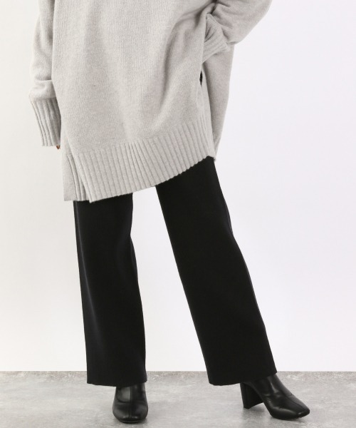 LOWRYS FARM(ローリーズファーム)の「relaxリブニットパンツ 918280(その他パンツ・レディース・ブラック/ブラウン/グリーン/アイボリー・FREE)」の3枚目の写真