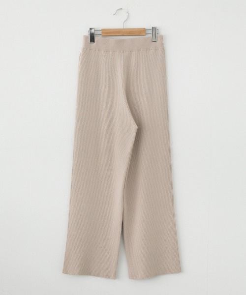 LOWRYS FARM(ローリーズファーム)の「relaxリブニットパンツ 918280(その他パンツ・レディース・ブラック/ブラウン/グリーン/アイボリー・FREE)」の5枚目の写真