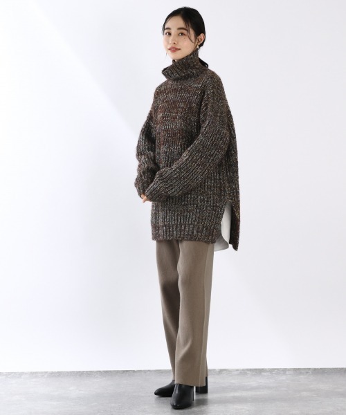 LOWRYS FARM(ローリーズファーム)の「relaxリブニットパンツ 918280(その他パンツ・レディース・ブラック/ブラウン/グリーン/アイボリー・FREE)」の17枚目の写真
