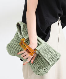 Ray BEAMS | Ray BEAMS / ペーパー カゴバッグ(かごバッグ)