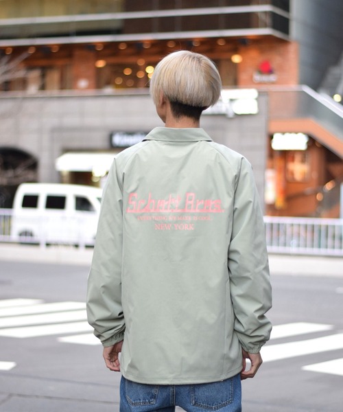 schott（ショット）の「Schott/ショット/ロゴコーチジャケット/Logo