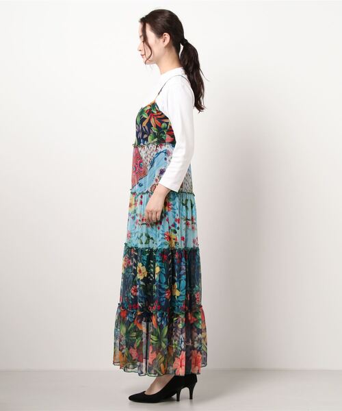 Desigual(デシグアル)の「ワンピースカミーソール MARNAC(ワンピース・レディース・ブルー・M/L/SS/2L/S)」の2枚目の写真