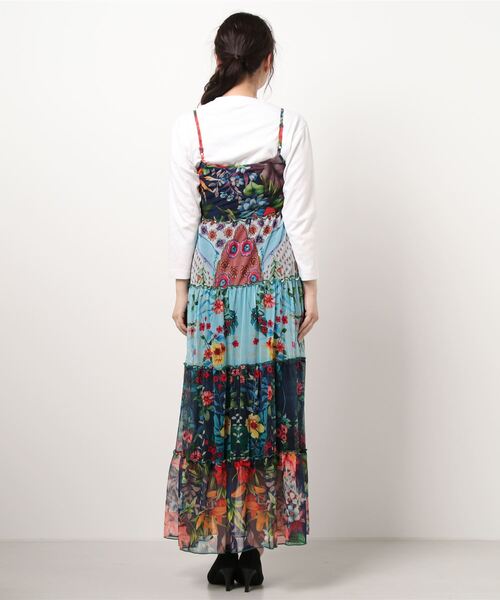 Desigual(デシグアル)の「ワンピースカミーソール MARNAC(ワンピース・レディース・ブルー・M/L/SS/2L/S)」の3枚目の写真