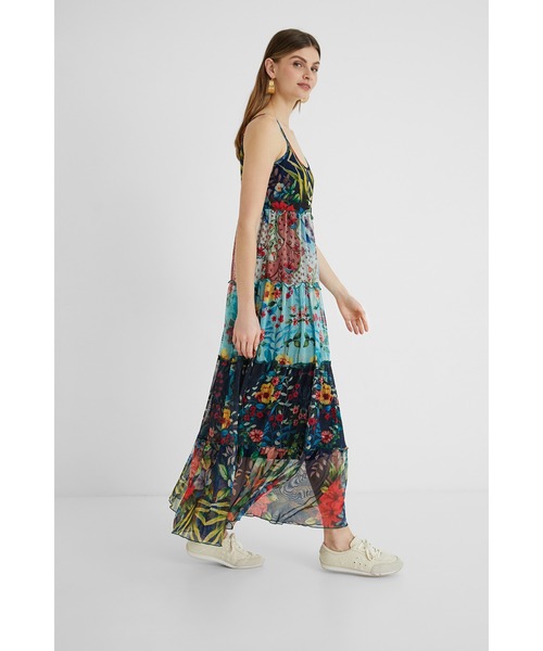 Desigual(デシグアル)の「ワンピースカミーソール MARNAC(ワンピース・レディース・ブルー・M/L/SS/2L/S)」の9枚目の写真