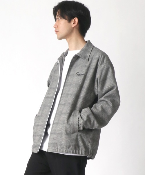 Kappa(カッパ)の「Kappa/カッパ オーバーサイズ スイングトップ/ブルゾン(ブルゾン・メンズ・ブラック/グレー系その他/ベージュ系その他・M/L/XL)」の15枚目の写真