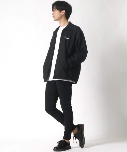 Kappa(カッパ)の「Kappa/カッパ オーバーサイズ スイングトップ/ブルゾン(ブルゾン・メンズ・ブラック/グレー系その他/ベージュ系その他・M/L/XL)」の17枚目の写真
